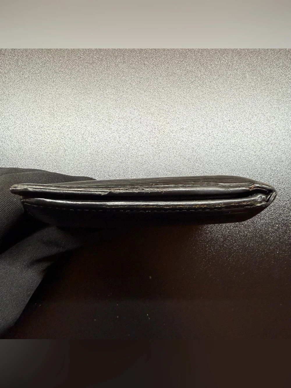 Louis Vuitton Black Epi Marco Bifold Wallet